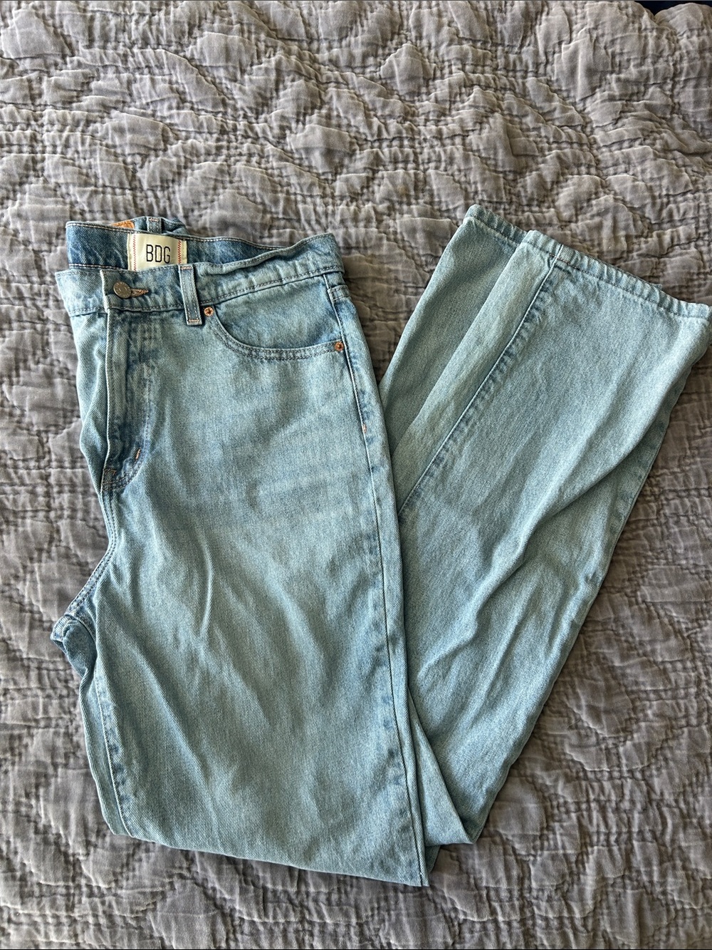 BDG Light Blue High Rise Slim Jeans